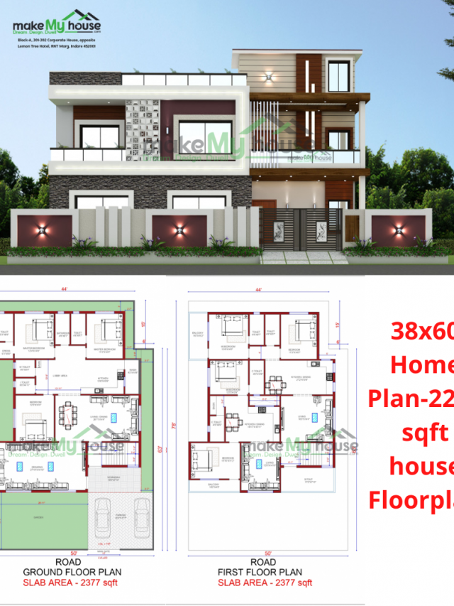 38x60 Home Plan-2280 sqft house Floorplan