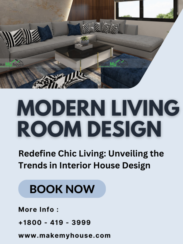 Explore the latest trends that are shaping stylish and functional living spaces. Step into the future of home aesthetics with our trending living room interior house design services. Contact Us