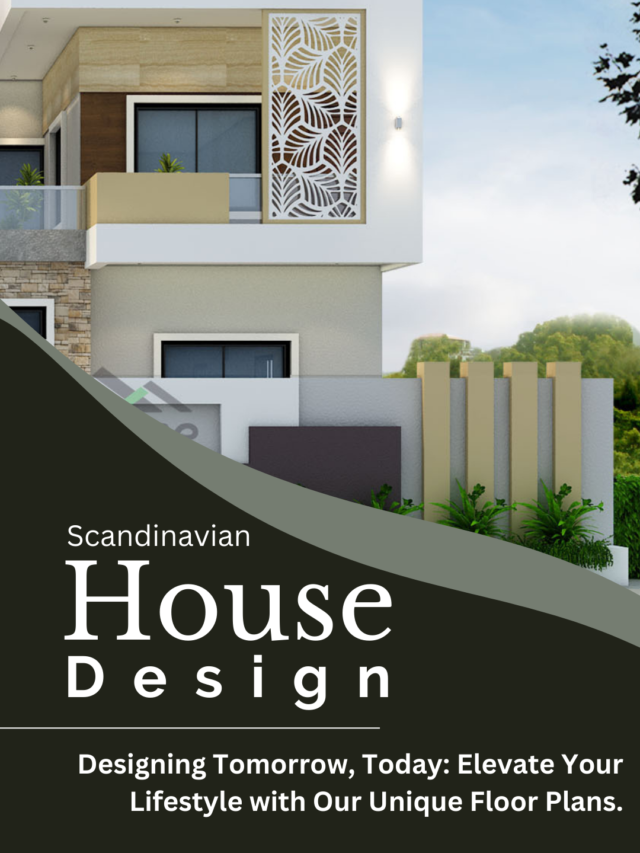 Our Scandinavian home elevation and floor plan design services fill your home with beauty and charm. We are a team of expert designers to transform your dream home. Contact us for more information.