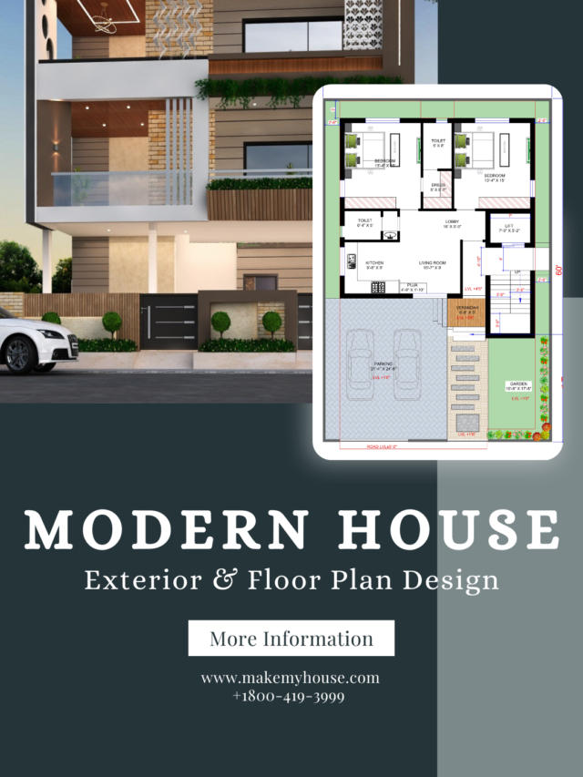 Discover modern house architecture at its most avant-garde with our carefully chosen selection of creative elevations and floor plans. Dive into the realm of brilliant architecture, practical design, and clean looks.