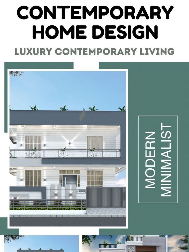 Contemporary living elevation design with modern and traditional elevation designs, and stunning exteriors for your dream home.