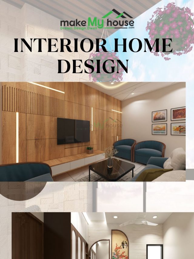 Aapke ghar ke Interior ke liye - 3d Interior Home Design, Modern Living Room and Bedroom Design with a beautiful balcony and sitout area