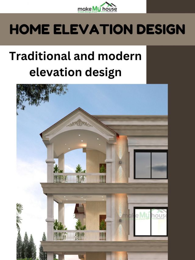 Modern and Traditional Elevation Design with unique and Trendy Design- Craft your dream home's exterior, We are your one-stop solution for all your house design needs