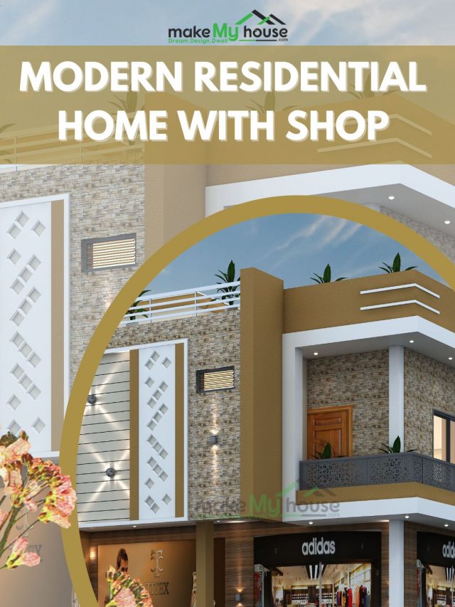 Modern Residential Home with Shop