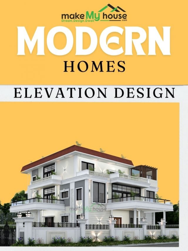 Modern Homes Exterior Design - Design your dream Elevation with us, Are you ready to take your interior design to the next level with Make My House?