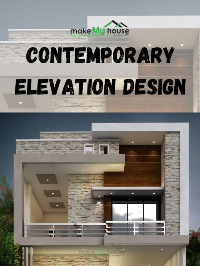 Modern design meets functionality- Discover contemporary elevations that blend stunning exteriors with practical layouts. Create a dream home you'll love.