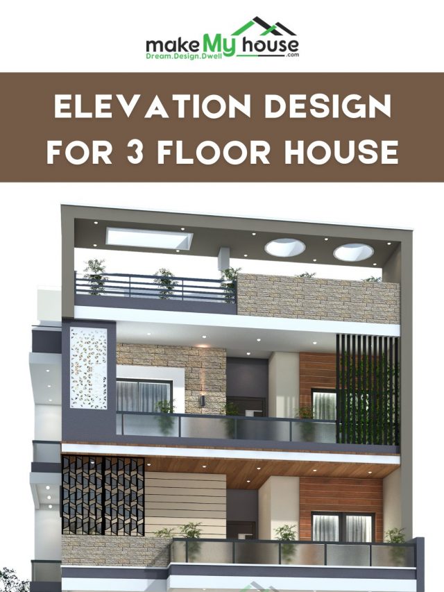 Elevation Design for 3 Floor House