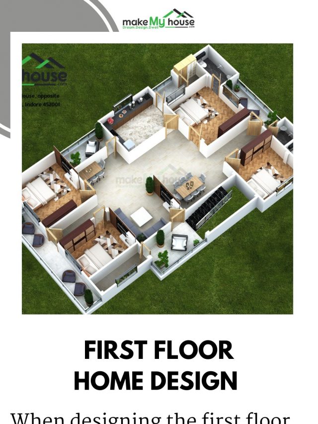 First Floor Home Design - Designing the first floor of a home, key elements of first floor design are Entryway and Foyer, living room, kitchen and dining area and Bathroom.