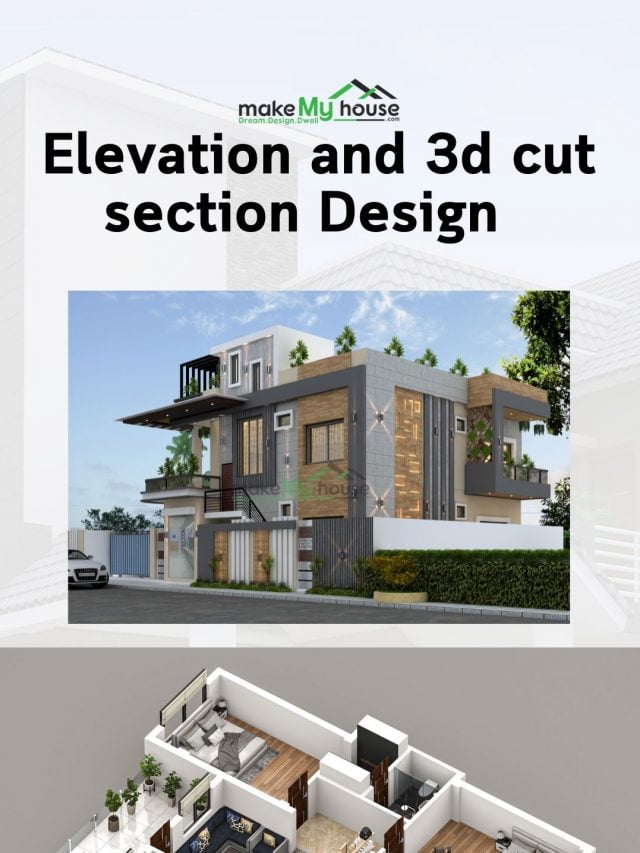 Elevation and 3D Cut Section Design | Transform Your Space with Precision