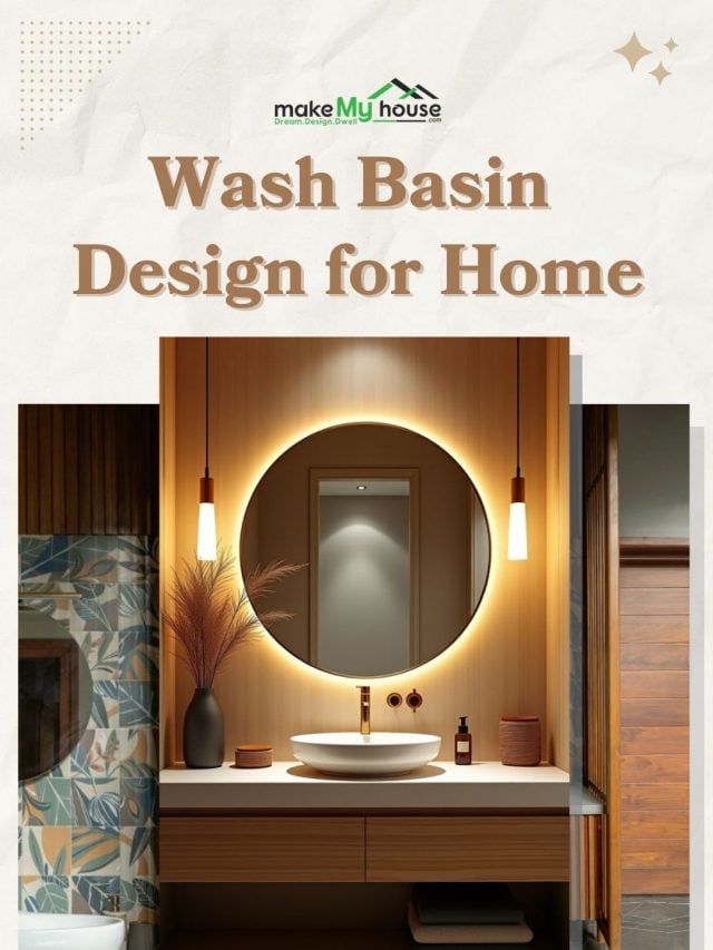 Discover the latest wash basin designs for your home! From modern to elegant styles, find the perfect wash basin that enhances your bathroom's look, Explore a variety of unique and trendy designs with Make My House today!