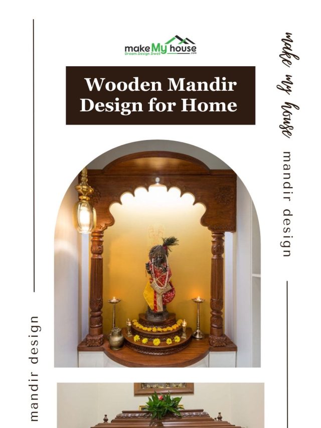 Elegant Wooden Mandir Design for Home | Customized Puja Room Ideas