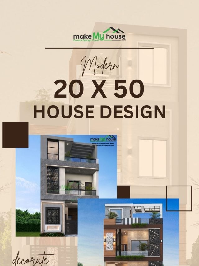 20 x 50 House Plans | 1000 sq ft Modern Home Design